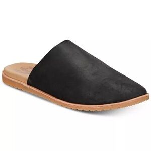Sorel Ella Mule Black Leather 7.5